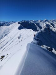 Cresta che porta in cima all Uja