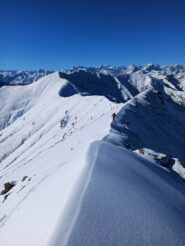Cresta che porta in cima all Uja