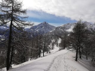 Chaberton da poco sotto la cima