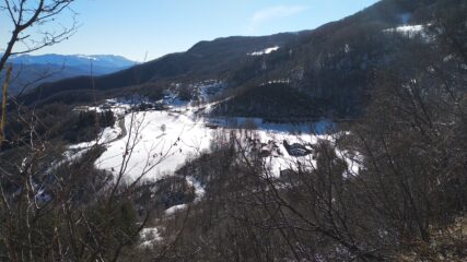 salita panoramica , vista su prodongo partenza