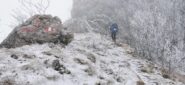 l'arrivo al Passo delle Caranche