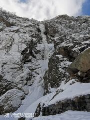 Vista della cascata