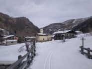 Nei pressi di Villa, la parte bassa della pista