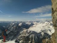 Dal passo la vista spazia sulla Val Claree e sui piani di Miglia
