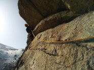 Bellissimo traverso arrivati in cima