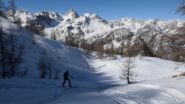 salendo al colle SE del Ciabert