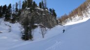 discesa nel vallone Chiaramasco