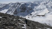 arrivo in cima su sentiero