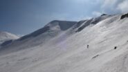 discesa nel vallone della Brignola