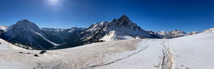 panoramica dal Col des Acles 