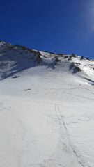 discesa dal col des trois frères mineurs