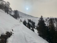 La cima del Monte Lago con la cresta di salita.