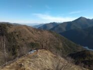 Dorsale di salita da quella di discesa