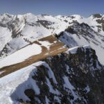 Dorsale verso Cima Beccher, in fondo. Da sx: Rosa dei Banchi e Cima delle Fontane.
