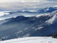 Dorsale verso il Monviso.