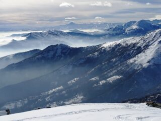 Dorsale verso il Monviso.