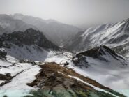 Salita della dorsale sopra il casotto.