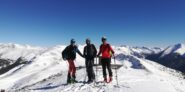 soci in cima e panorama vs Est