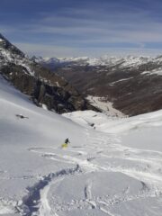 Ottima addirittura nei valloncelli del selvaggio vallone Platte