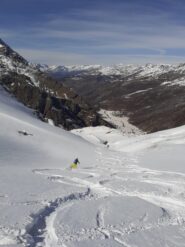 Ottima addirittura nei valloncelli del selvaggio vallone Platte