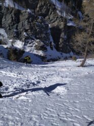 Ingresso nel canale finale che porta a valle