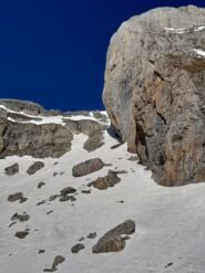 L'imbocco della parte alta del canale