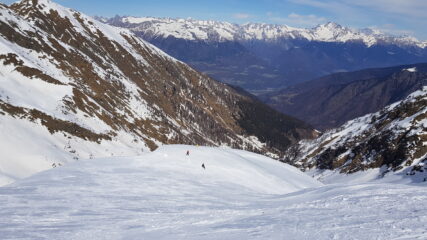 I bellissimi pendii a metà discesa