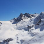 La discesa dal Colletto del Seirasso, vista dal Monte Grosso 
