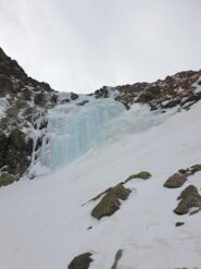 il primo tiro visto dal canale d'accesso