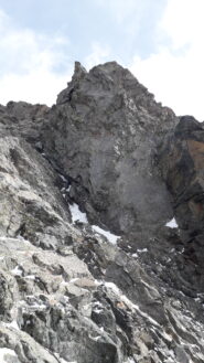 canalino a circa meta' parete..