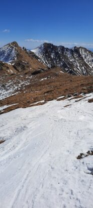dalla cresta verso il Monte Gregorio