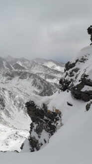 al colletto tra cima e antecima..