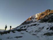 La nostra parete al tramonto