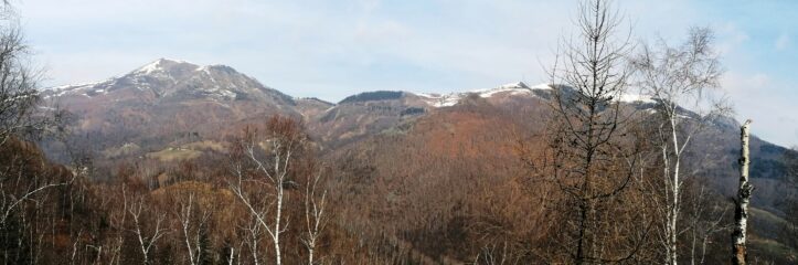 Vista sul Monticchio e Bilemonte