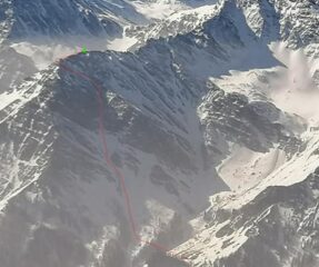 Percorso di salita dalle Gr. Martinet in su