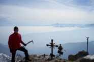 In vetta a Punta della Croce