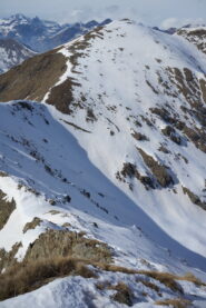 Vista da Punta della Croce verso Colletto del Civrari