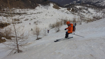 Arrivo a Pian Frollero