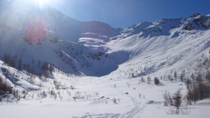 Il vallone del torrente Chisonetto