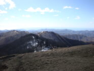 Monte Cremado visto dall'Antola