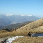 Grappa e dorsale dei Solaroli dal sentiero di salita
