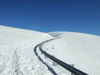 strada verso malga Mariech