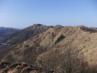 Il crinale verso il Candelozzo 