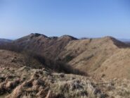 Il crinale verso il Candelozzo dal monte Dragonat