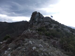 Verso la cima della Pietra di Vasca