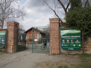 l'ingresso al parco da Druento..