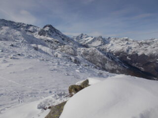Da quota 1943m..verso il Monte Rosso d'Ala..