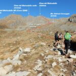 La traccia per la Cima del Malvedello.