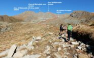 La traccia per la Cima del Malvedello.