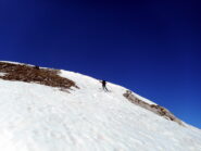 si parte ancora con gli ski dalla cima